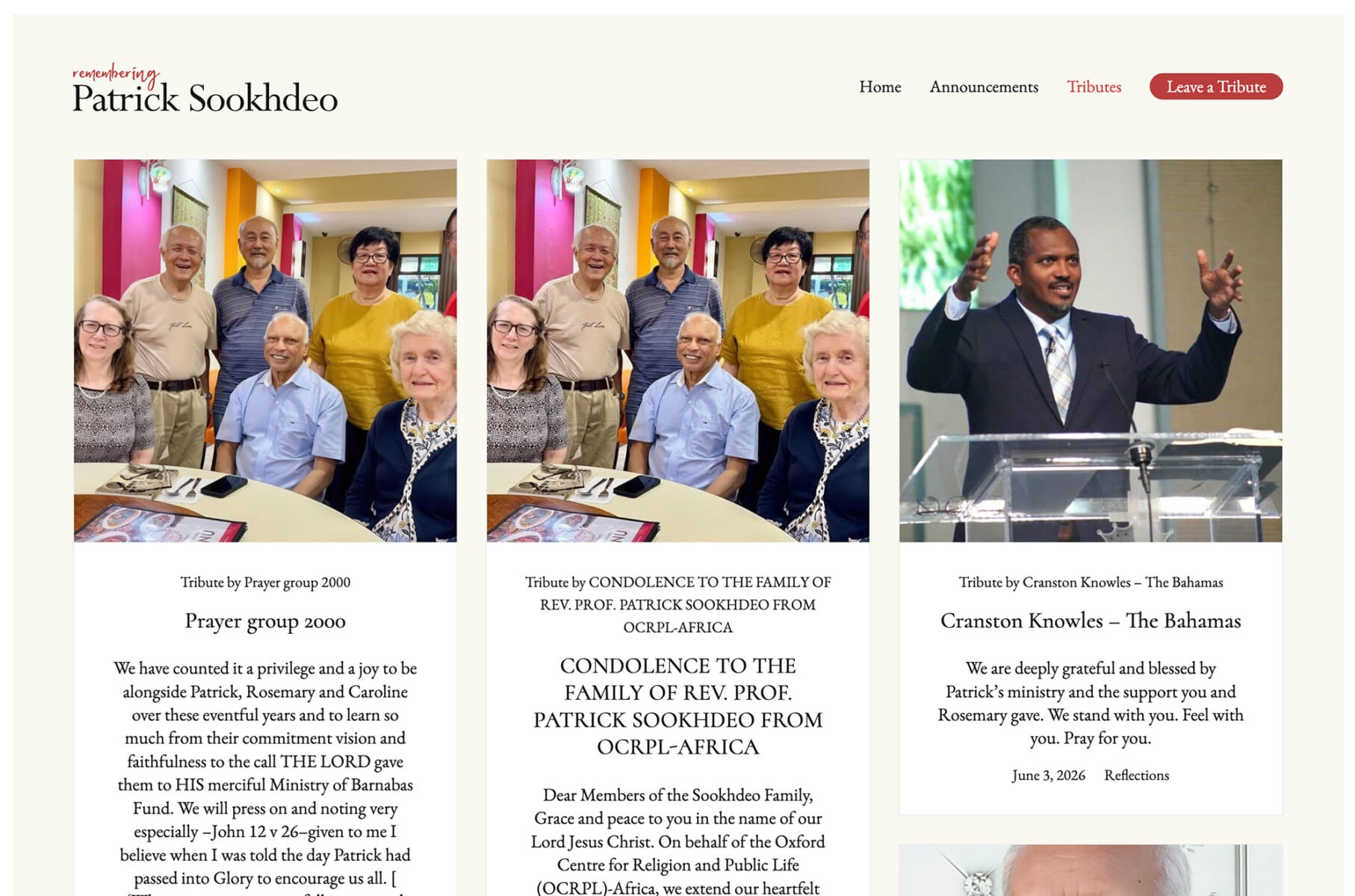 memorial tribute website 2