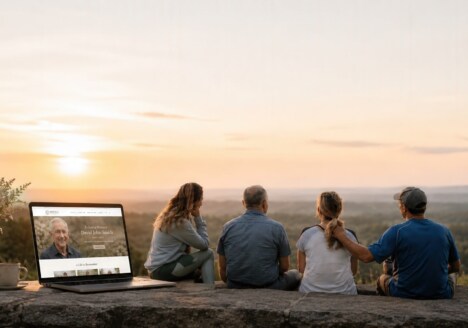 autopost memorial website design 4
